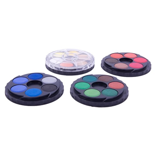 Koh-I-Noor Watercolour Disc 22mm Assorted Colours, Set of 24