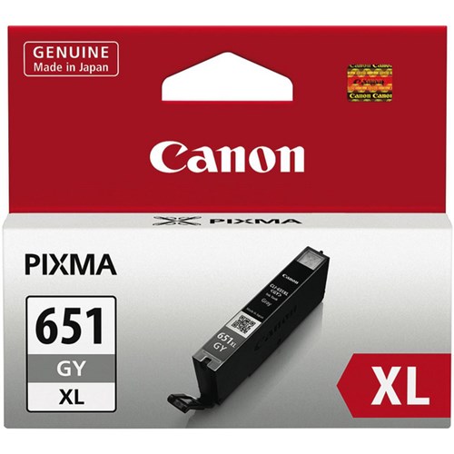 Canon CLI-651XLGY Grey Ink Cartridge High Yield