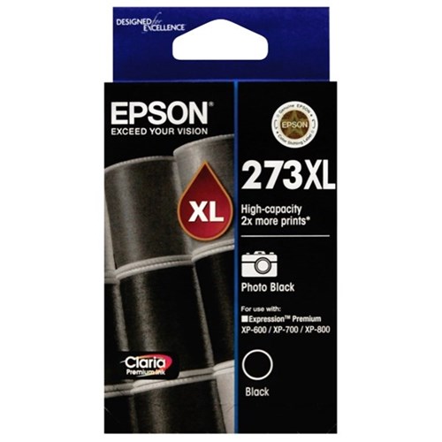 Epson 273XL Photo Black Ink Cartridge High Yield C13T275192
