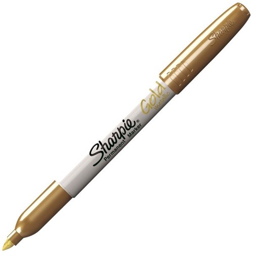 Sharpie Metallic Gold Permanent Markers Fine Tip OfficeMax MySchool