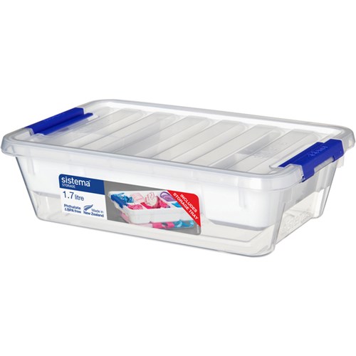 Sistema Storage Container With Tray and Lid 1.7L