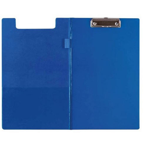 FM Clipboard With Flap Foolscap Blue