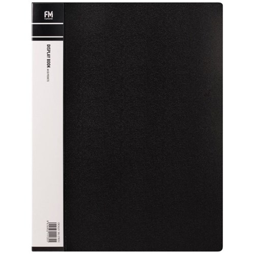 FM A4 Display Book 60 Pocket Black