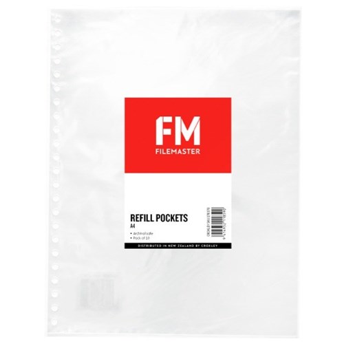 FM A4 Refill For Refillable Display Book, Pack of 10