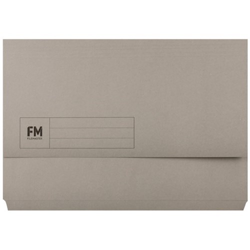 FM Document Wallet Foolscap Grey