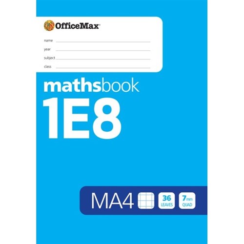 Office Max Furniture >> OfficeMax MA4 Maths Exercise Book 7mm Quad 36 Leaves | OfficeMax MySchool Office Max Furniture >> OfficeMax MA4 Maths Exercise Book 7mm Quad 36 Leaves | OfficeMax MySchool