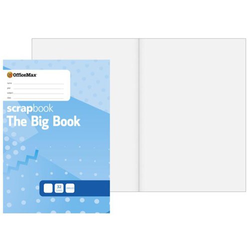 OfficeMax The Big Book Scrapbook Unruled 335x242mm 100gsm 32 Leaves