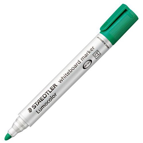 Staedtler Lumocolor Green Whiteboard Marker Bullet Tip