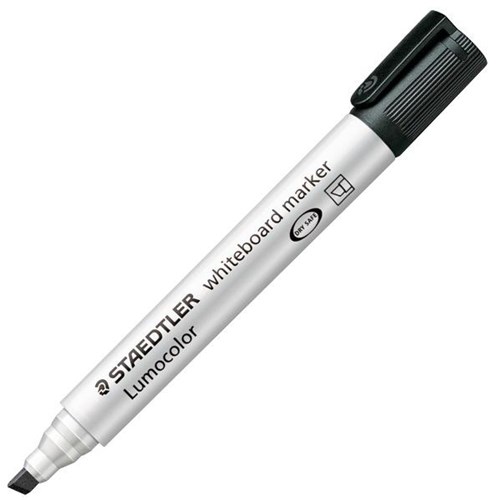 Staedtler Lumocolor Black Whiteboard Marker Chisel Tip