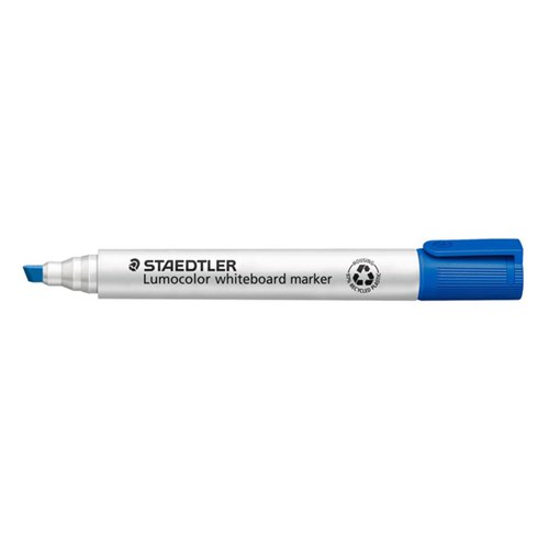 Staedtler Lumocolor Blue Whiteboard Marker Chisel Tip