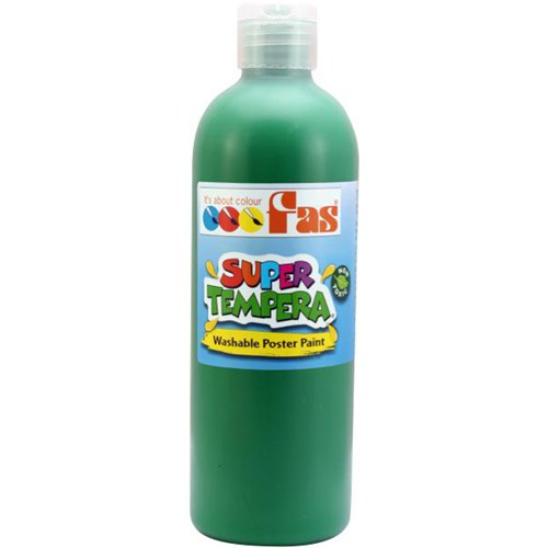 Fas Super Tempera Poster Paint 500ml Green