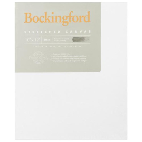 Bockingford 10oz Stretched Canvas 10x12 Inch 3/4 Inch Frame