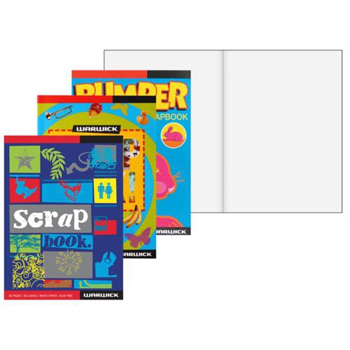 Warwick Bumper Scrapbook 60gsm 28 Leaves