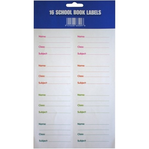 Free labels for books