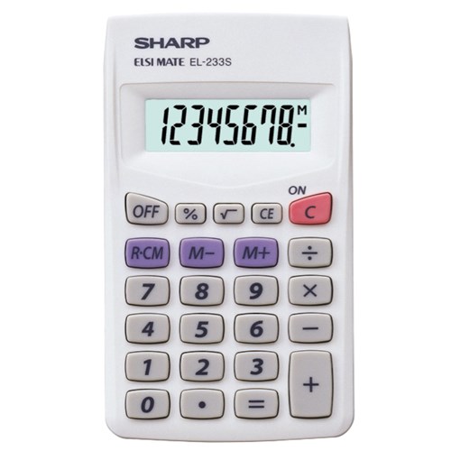 Sharp EL-233SB Pocket Calculator