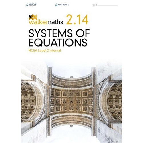 Walker Maths 2.14 Systems of Equations 9780170416009