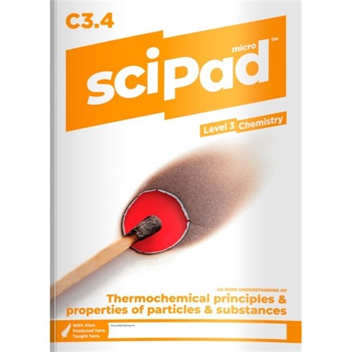 sciPAD AS 3.4 Chemistry Level 3 9780995105539
