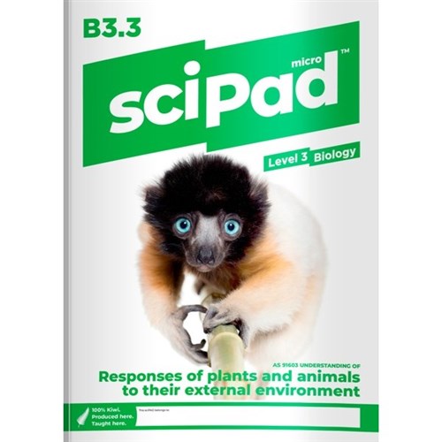 sciPAD AS 3.3 Biology Level 3 9780995105508