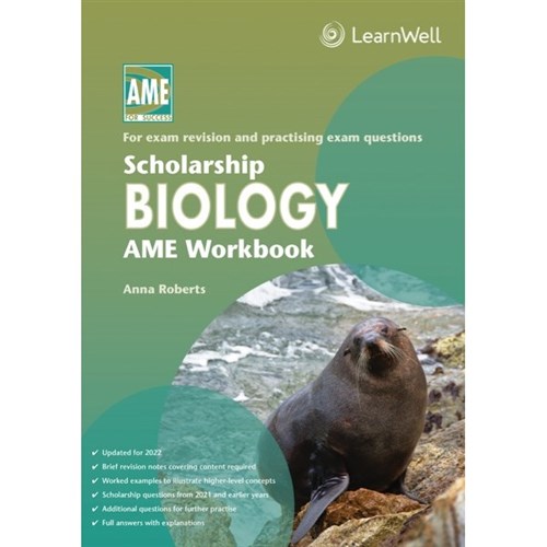 AME Scholarship Biology Workbook 9781990038655