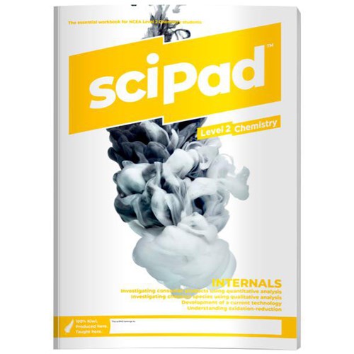 sciPAD Internal Chemistry Workbook Level 2 Year 12 9780992260422