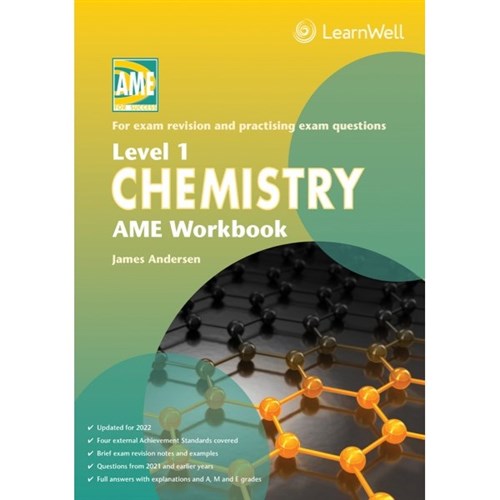 AME Chemistry Workbook NCEA Level 1 Year 11 9781990038440