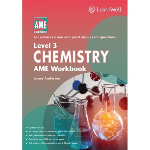 AME Chemistry Workbook NCEA Level 3 9781990038600