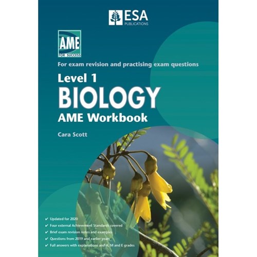 AME Biology Workbook NCEA Level 1 9781990038044