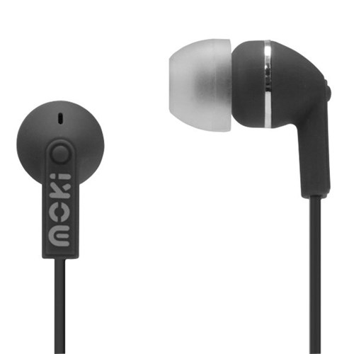 Moki Dots Noise Isolation In Ear Earphones Black